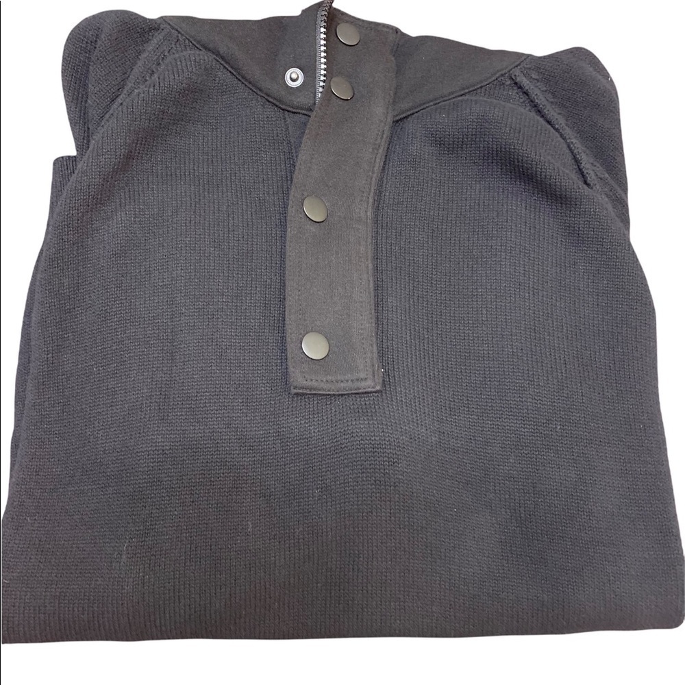 Express Knit Snap Collar with Hood Size Large